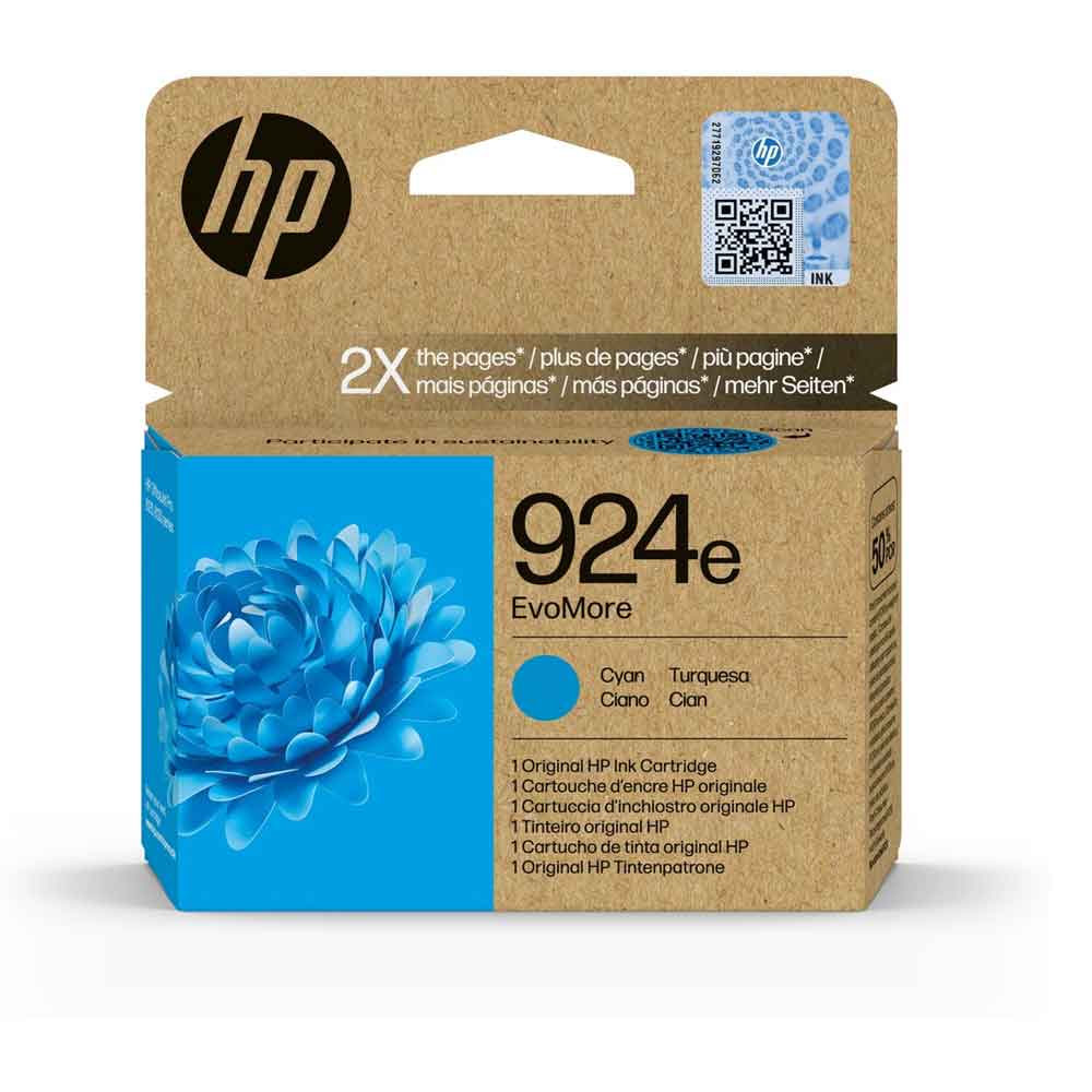 HP No. 924e Tintenpatrone cyan