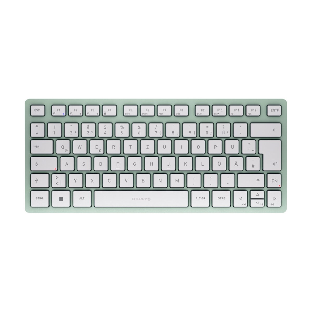 Cherry KW 7100 MINI BT Kompakte Multi-Device-Tastatur agave green