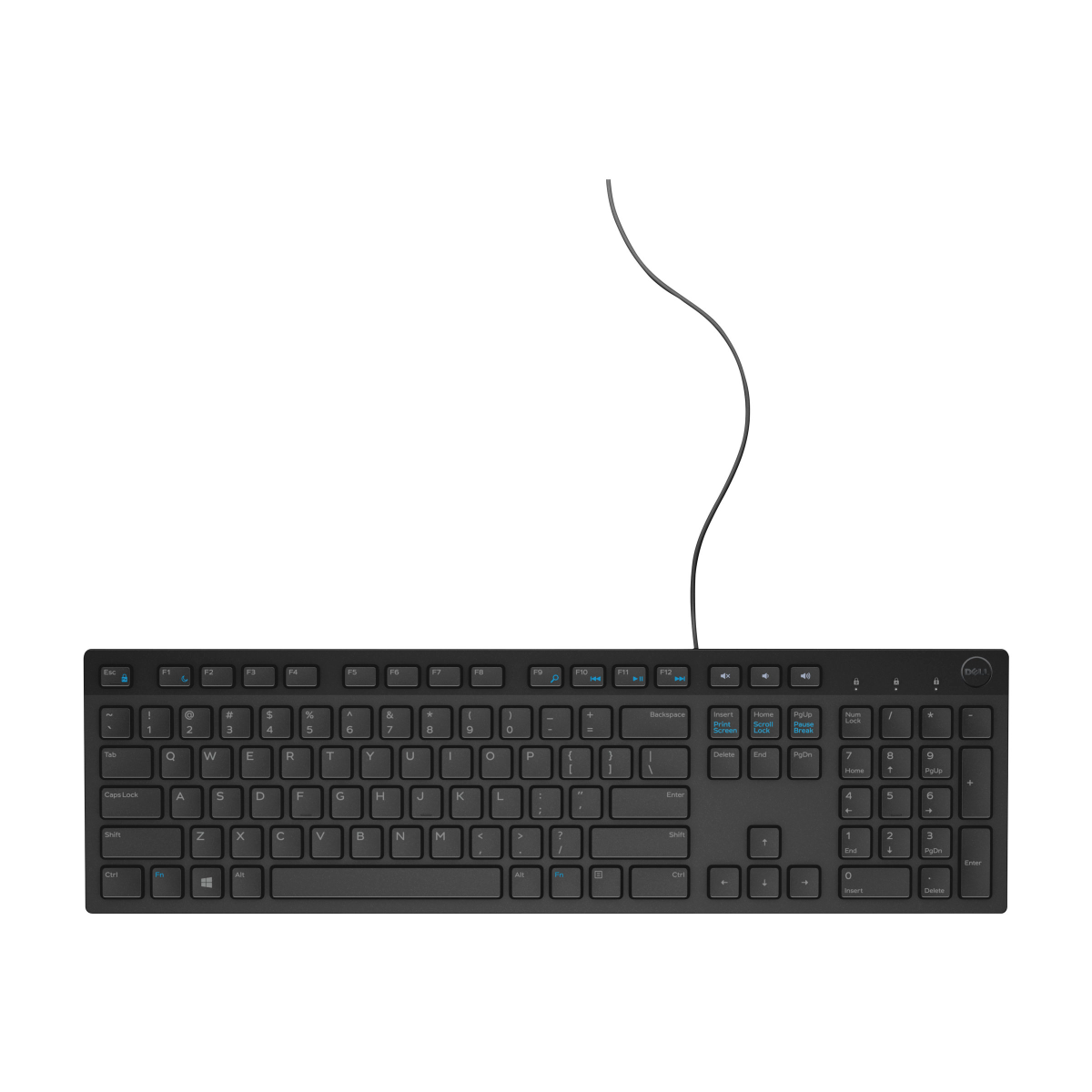 Dell KB216 580-ADHE Multimedia Tastatur schwarz