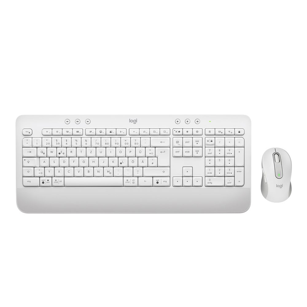 Logitech Signature MK650 Combo for Business kabellose Maus und Tastatur weiß