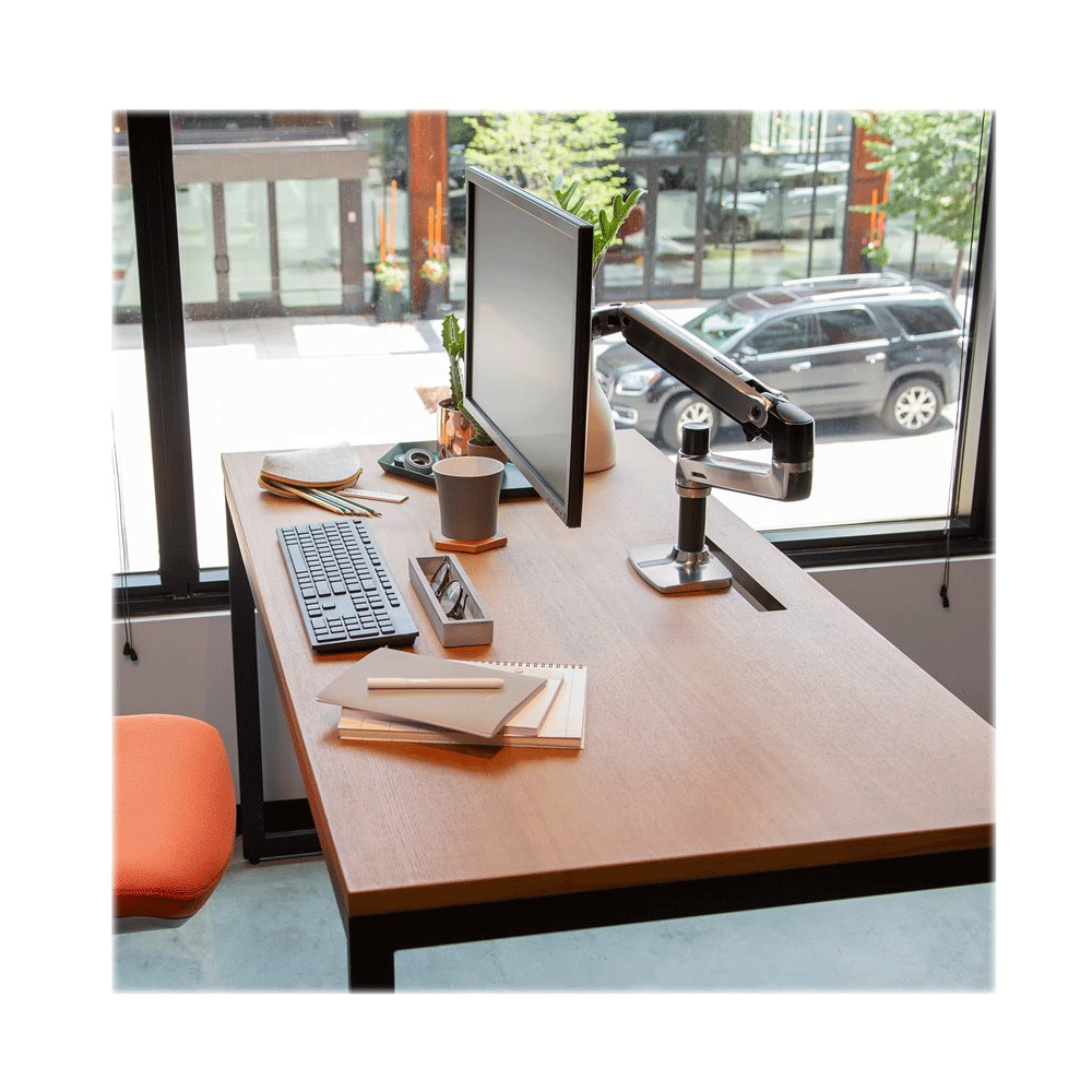 Ergotron LX Monitorarm Tischhalterung für einen 38,36 cm 34 Zoll Monitor Alumini