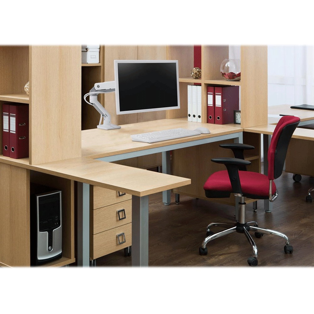 Ergotron HX Monitorarm Tischhalterung für einen Monitor bis 106,68 cm 42 Zoll we