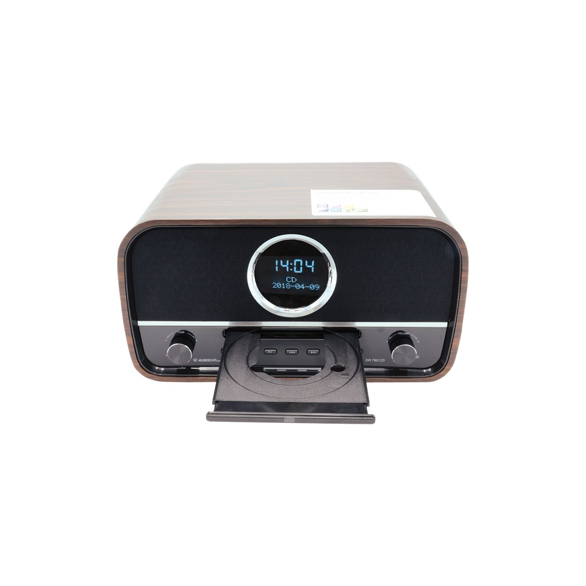 Albrecht 27790 DR790CD Digitalradio dunkelbraun