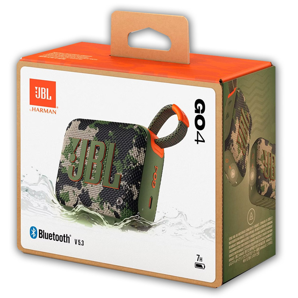JBL Go 4 Bluetooth-Lautsprecher camouflage