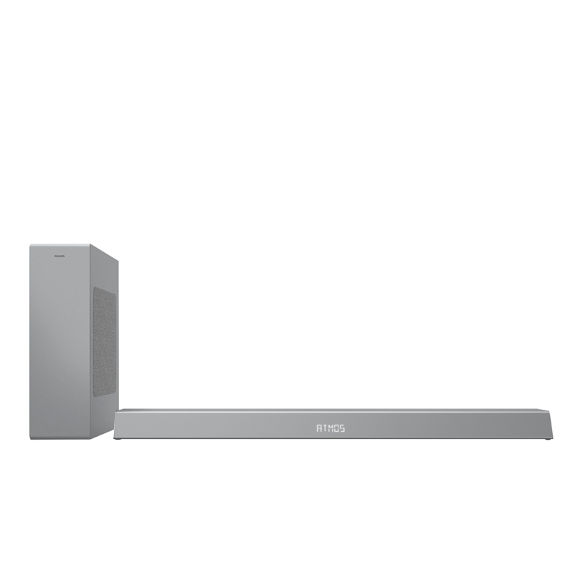 Philips B8505/10 Soundbar mit Subwoofer kabellos silber