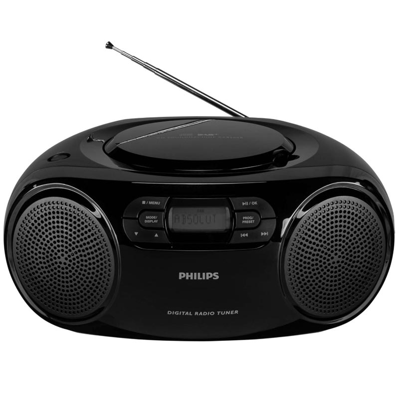 Philips AZB500/12 DAB+ Radio CD-Player schwarz