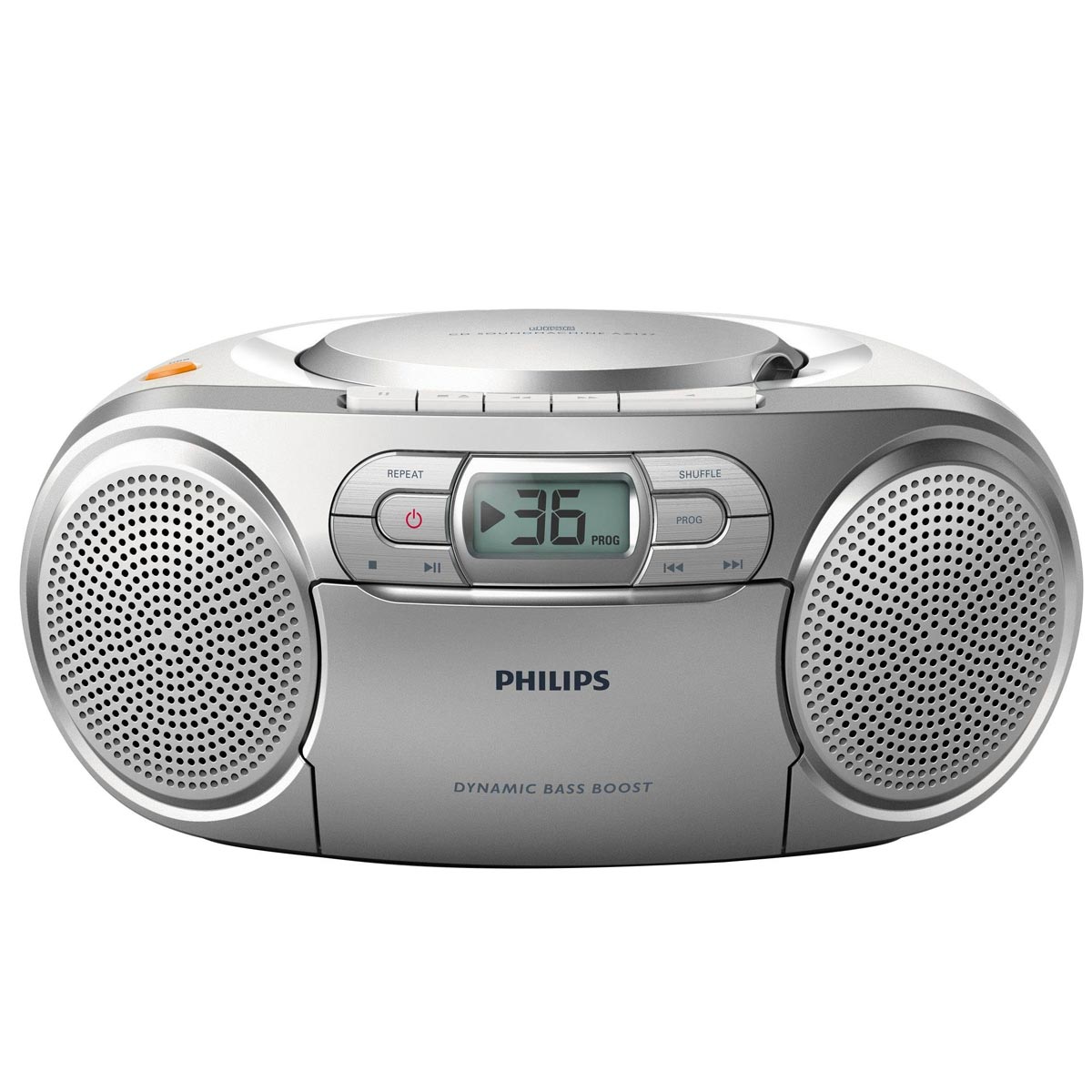 Philips AZ127/12 CD-Player silber