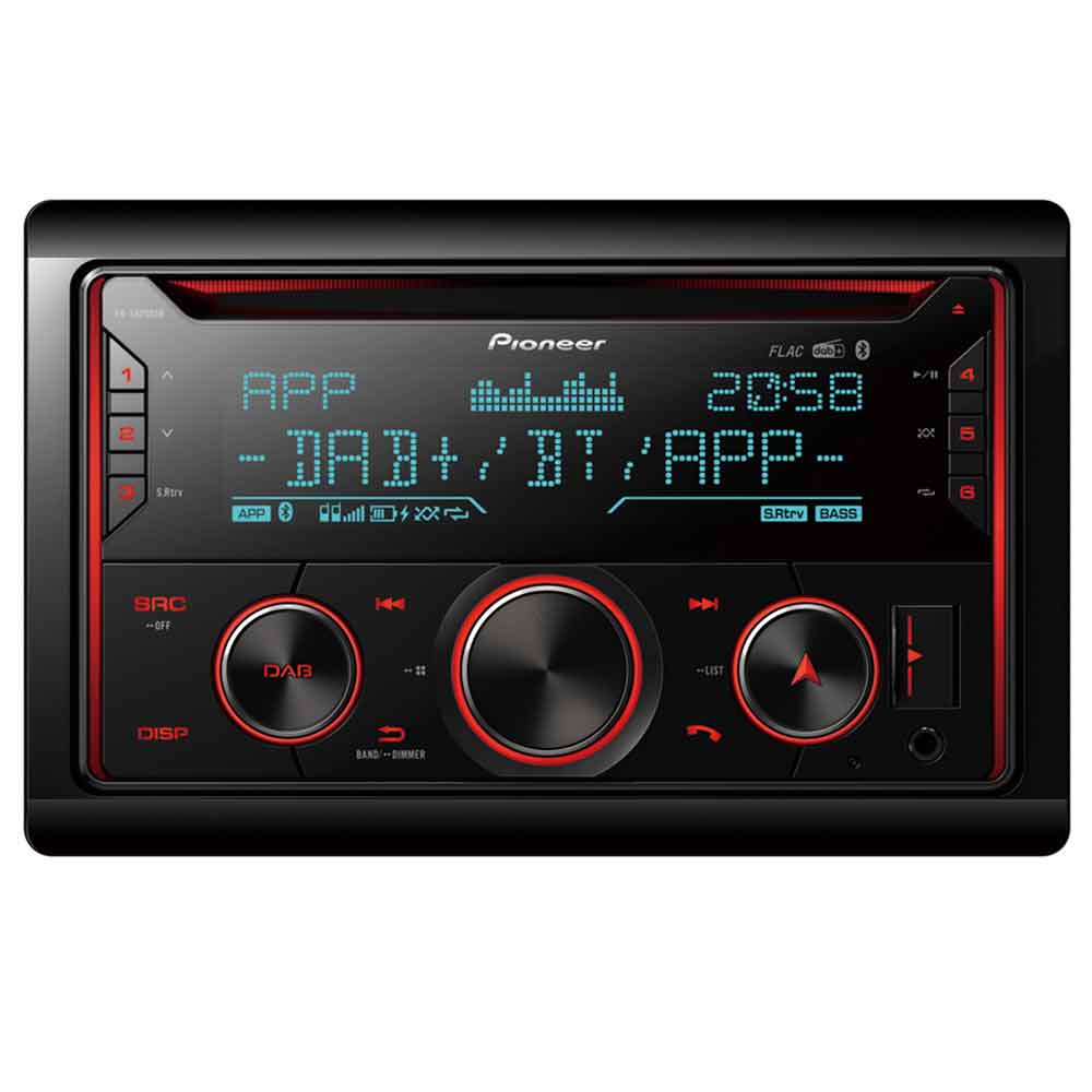 Pioneer FH-S820DAB Doppel-DIN Autoradio DAB+ Tuner