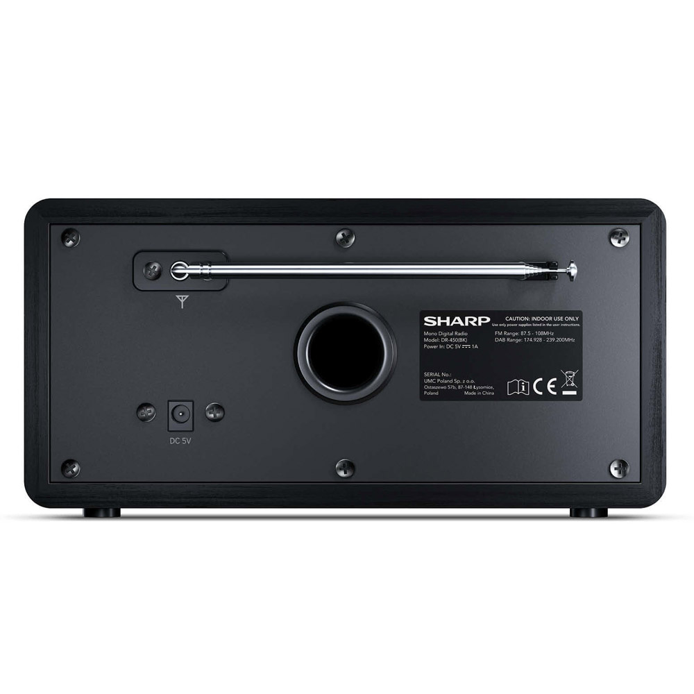 Sharp DR450 Digitalradio schwarz