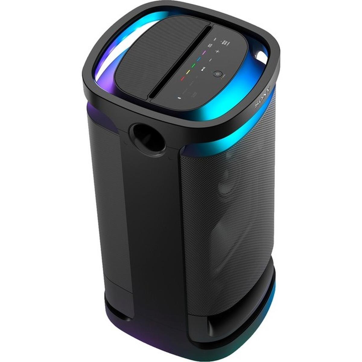 Sony SRS-XV900 kraftvoller Bluetooth Party Lautsprecher mit omnidirektionalem -Sound schwarz