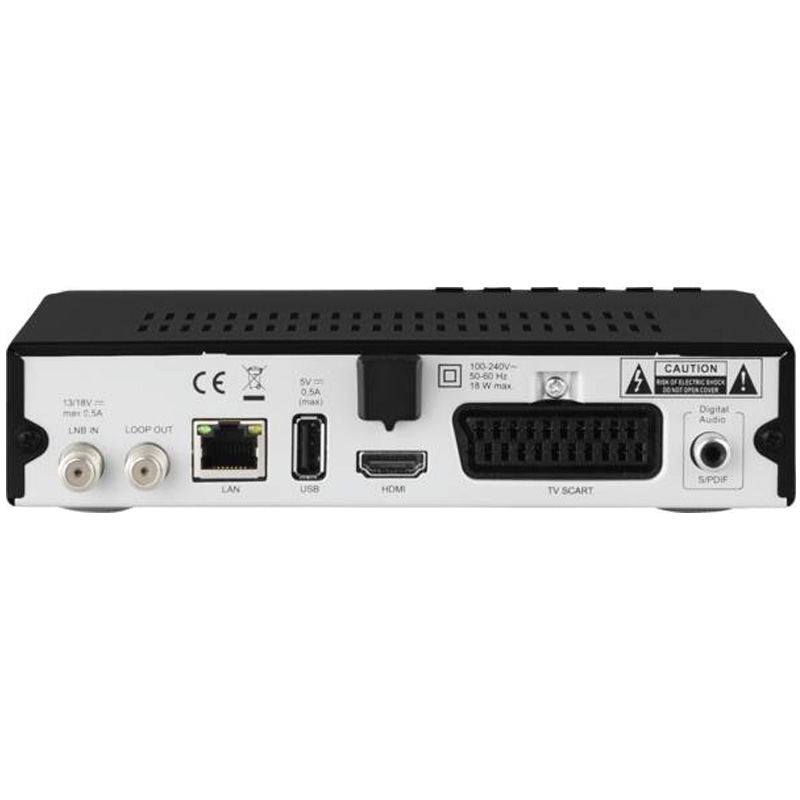 TechniSat HD-S 261 kompakter digital HD Satelliten Receiver schwarz