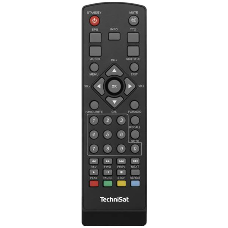 TechniSat HD-S 261 kompakter digital HD Satelliten Receiver schwarz (2. Wahl)