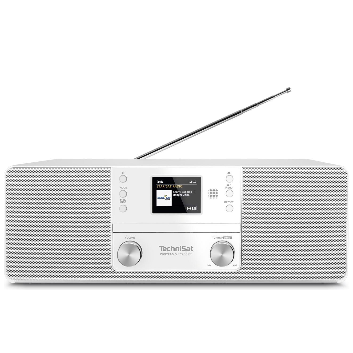 TechniSat DIGITRADIO 370 CD BT Stereo-Digitalradio weiß