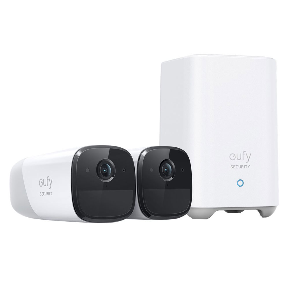 eufy 2 Pro T88513D1 Überwachungssystem 2+1-Set weiß