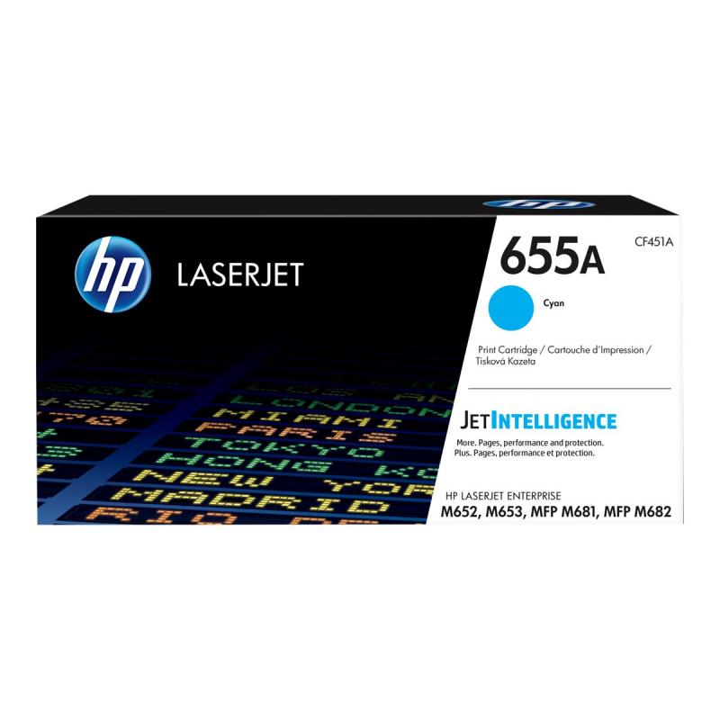 HP No.655A Toner cyan