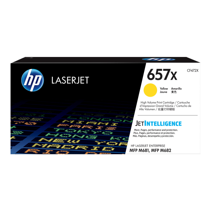 HP No.657X Toner gelb