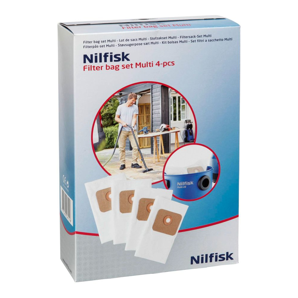 Nilfisk 107402336 Multi Staubbeutel 4 Stück