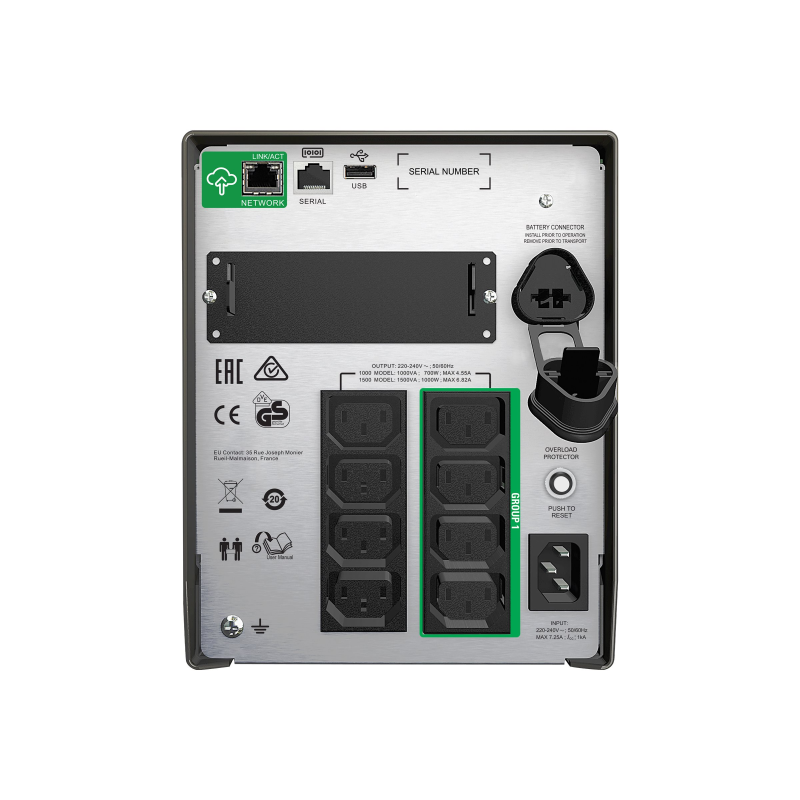 APC Smart-UPS SMT-SmartConnect SMT1000IC Unterbrechungsfreie Stromversorgung 1.000VA