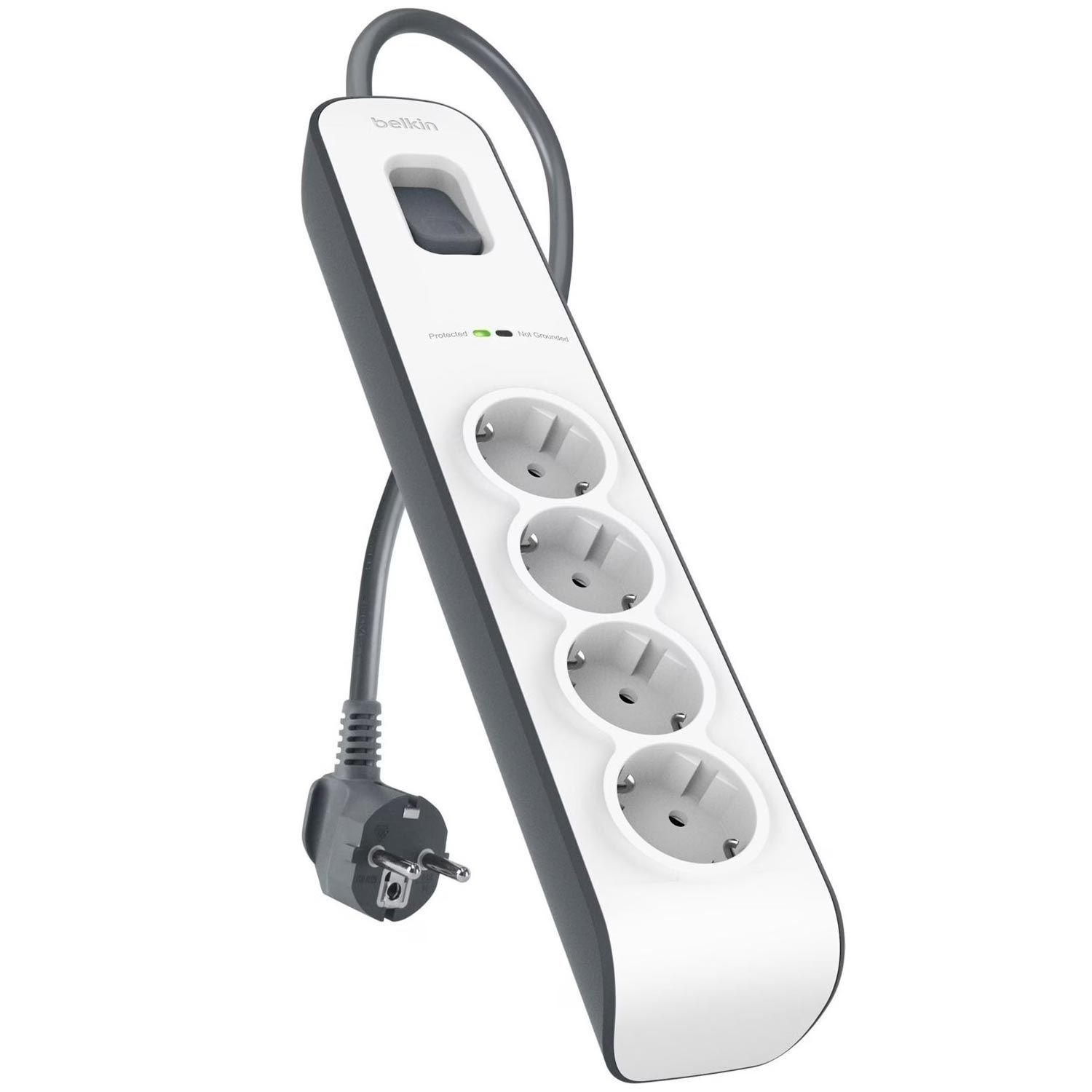 Belkin 4-fach Steckdosenleiste mit Überspannungsschutz 525 Joule
