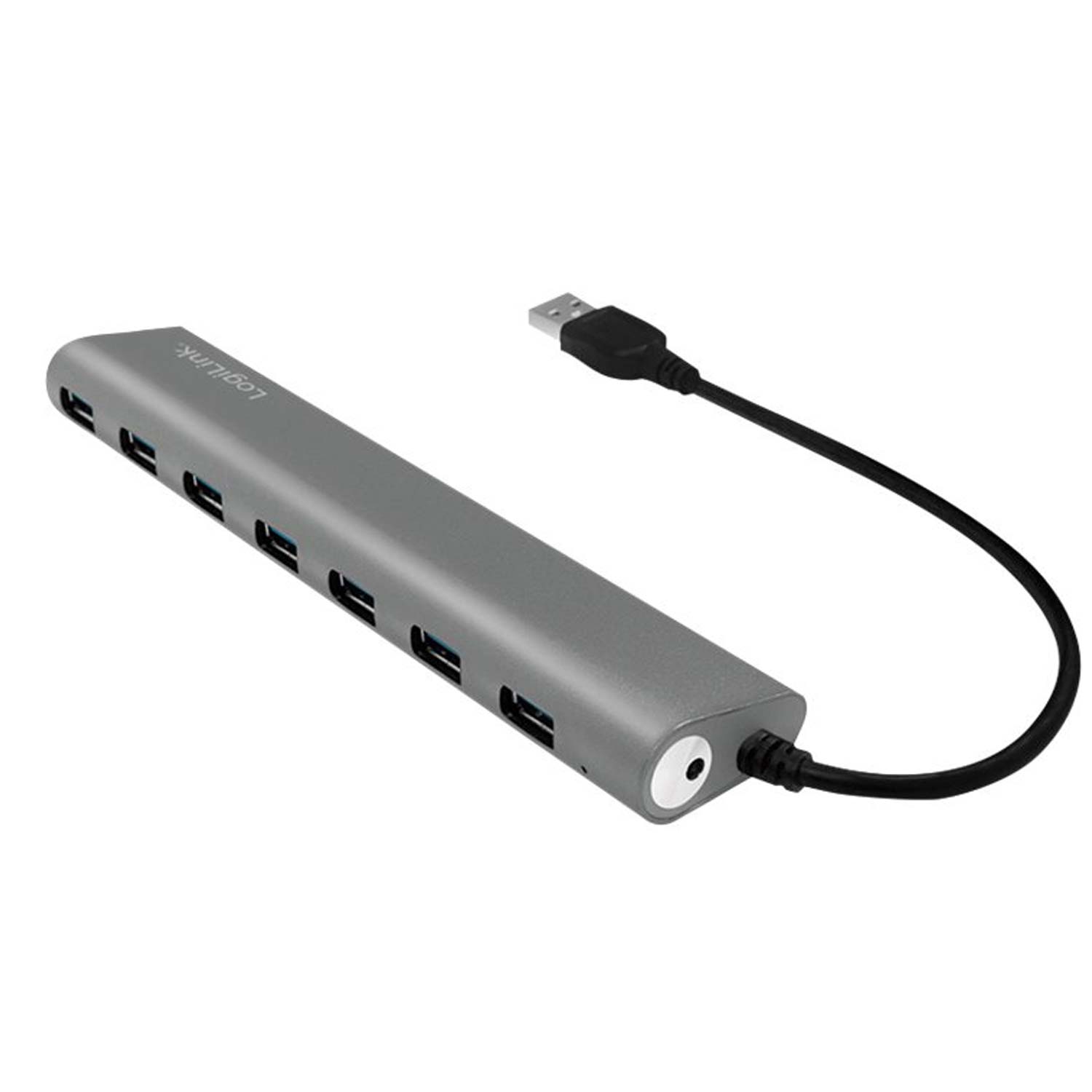 LogiLink UA0308 USB 3.0 Hub 7-Port silber