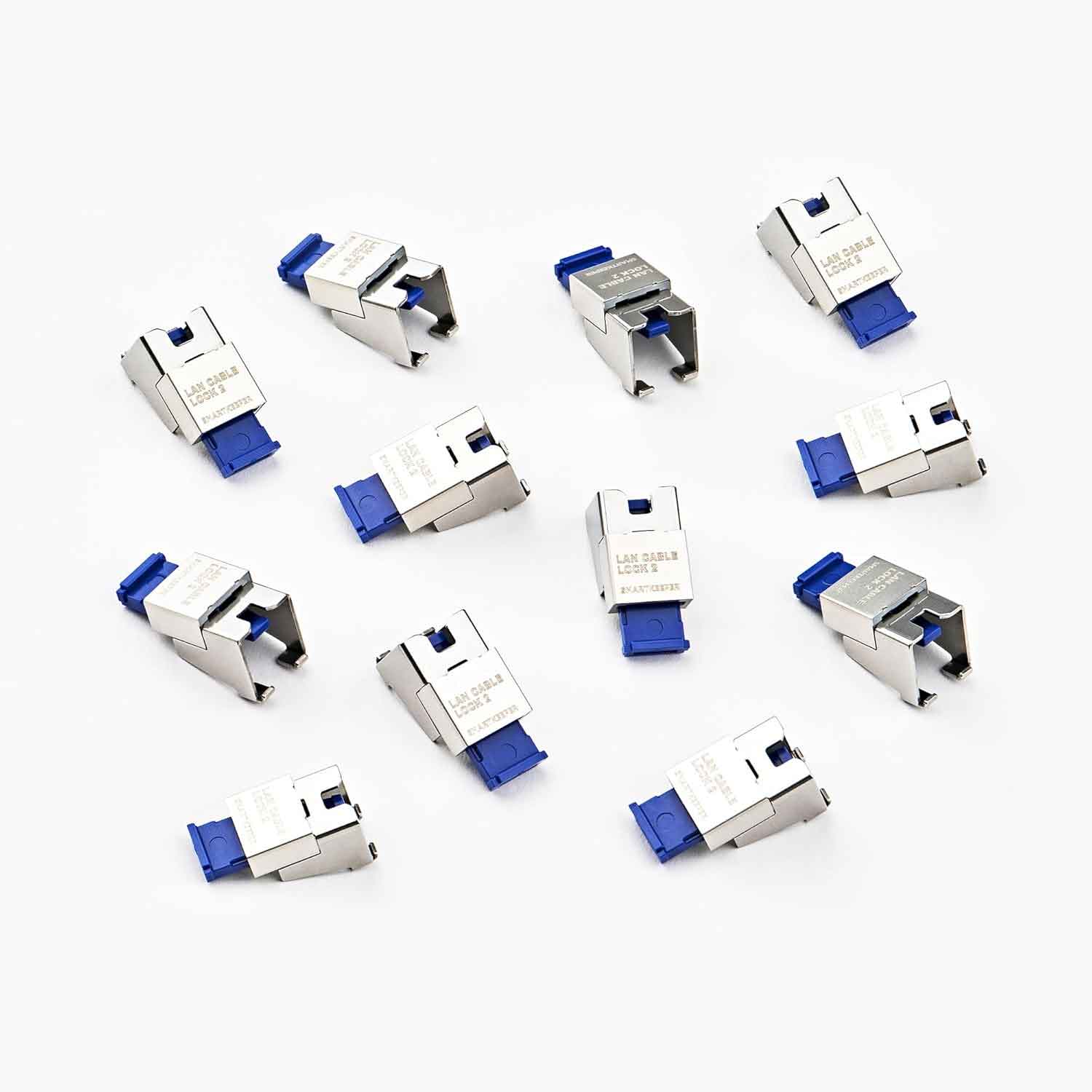SmartKeeper NC13P1DB LAN Kabelschloss 2 12 Stück dunkelblau
