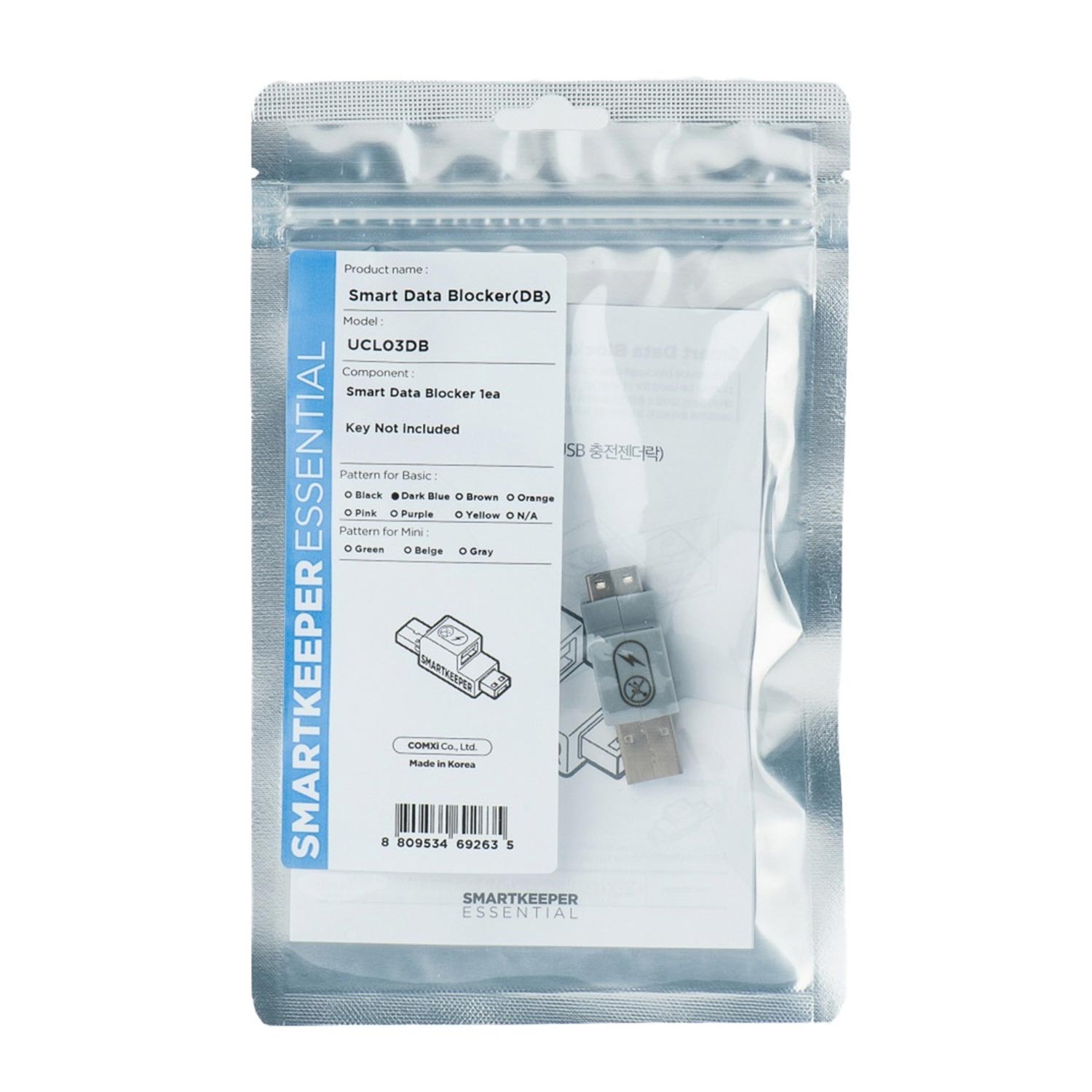 SmartKeeper UCL03DB Smart Data Blocker dunkelblau