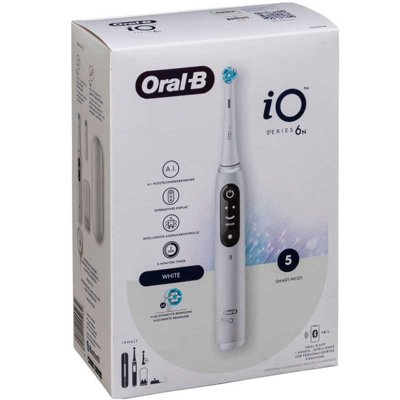 Oral-B iO Series 6 elektrische Zahnbürste grau