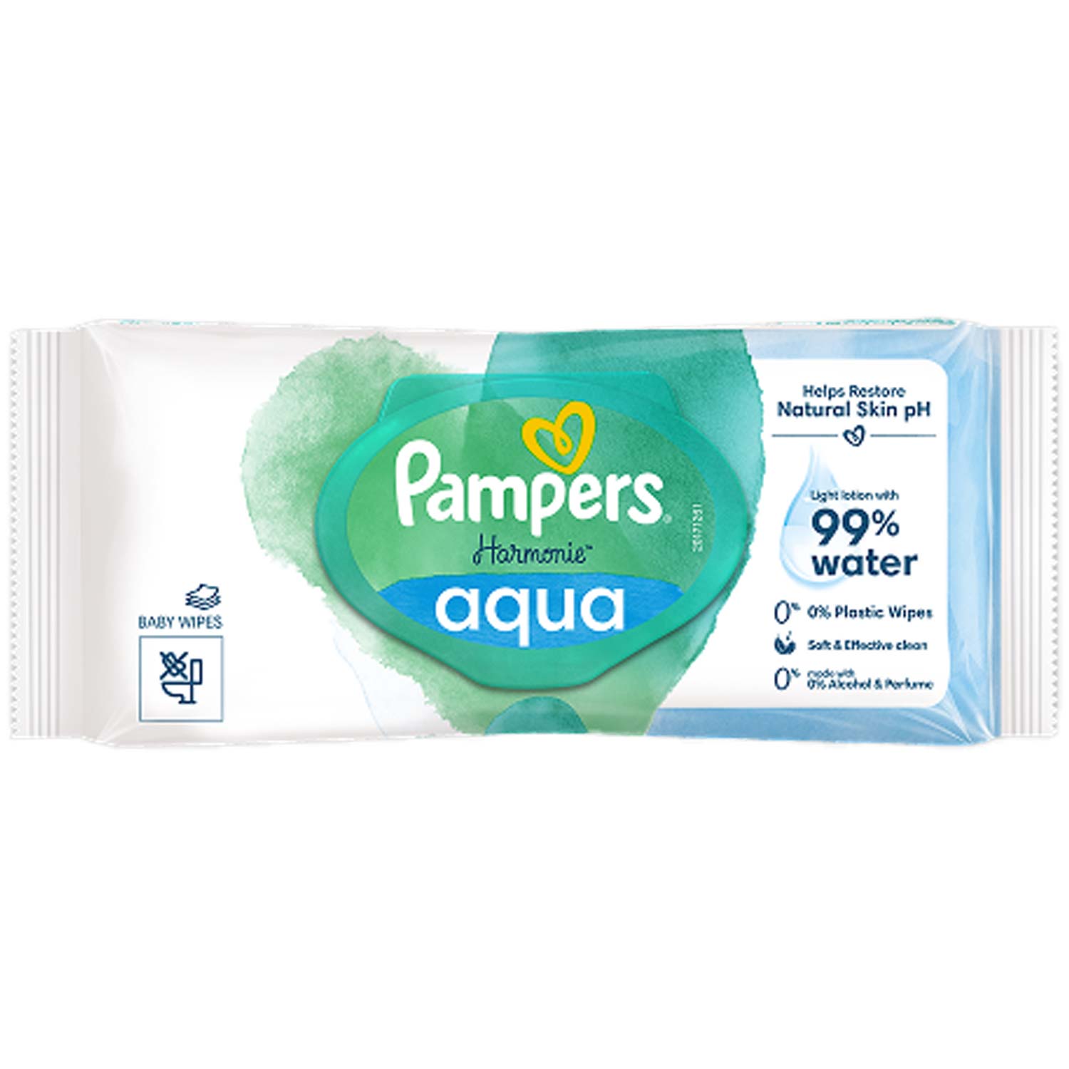 Pampers Feuchte Tücher Harmonie Aqua 15x