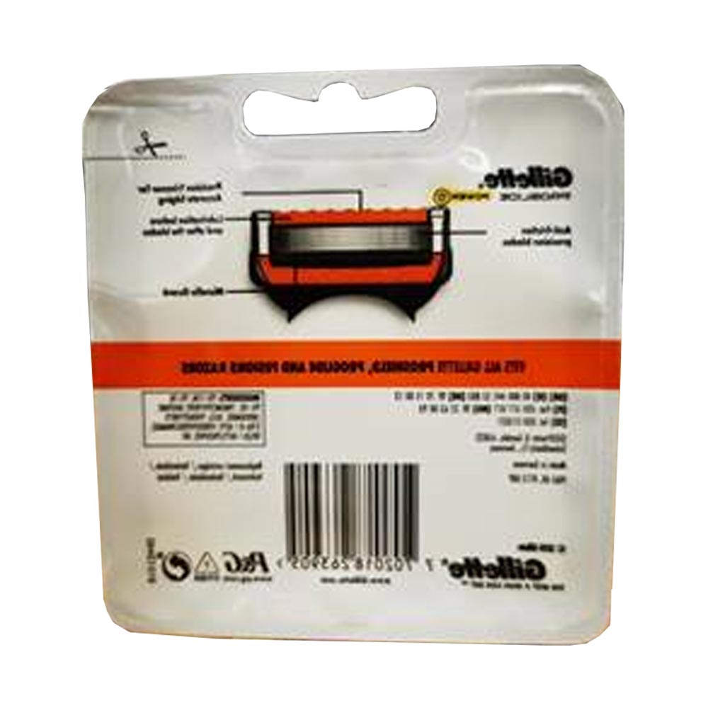 Gillette Fusion ProGlide Power Ersatzklingen 4 Stk.