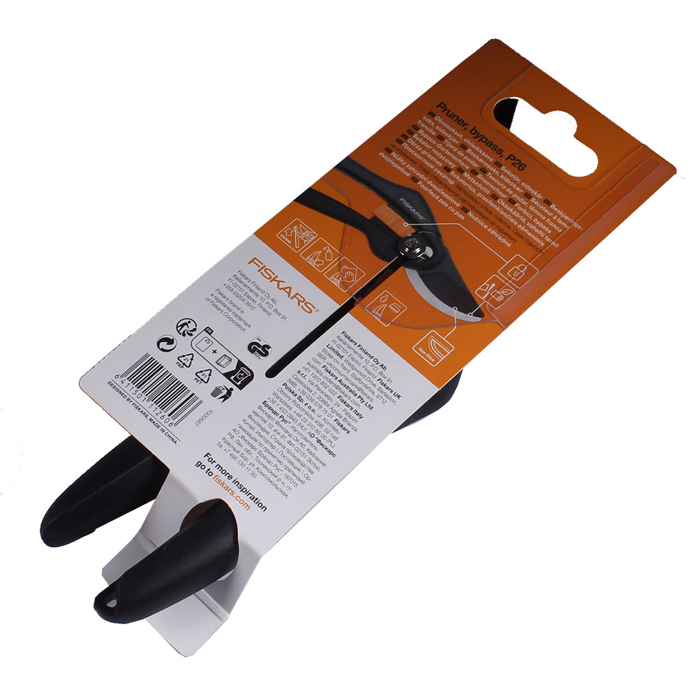 Fiskars Single Step Bypass-Gartenschere 21cm