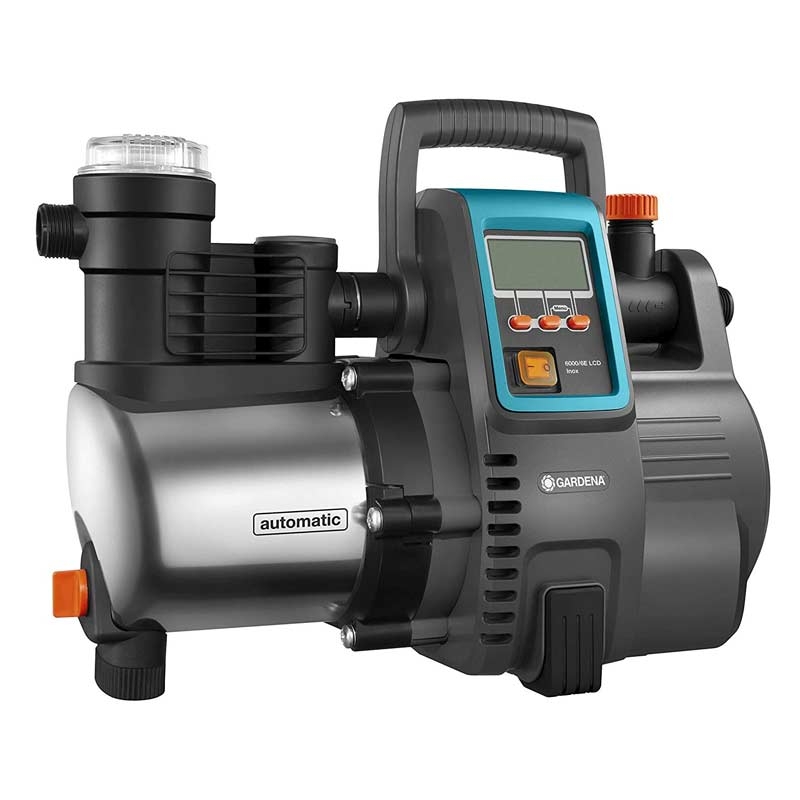 GARDENA 1760-20 Premium Hauswasserautomat 6000/6E LCD inox