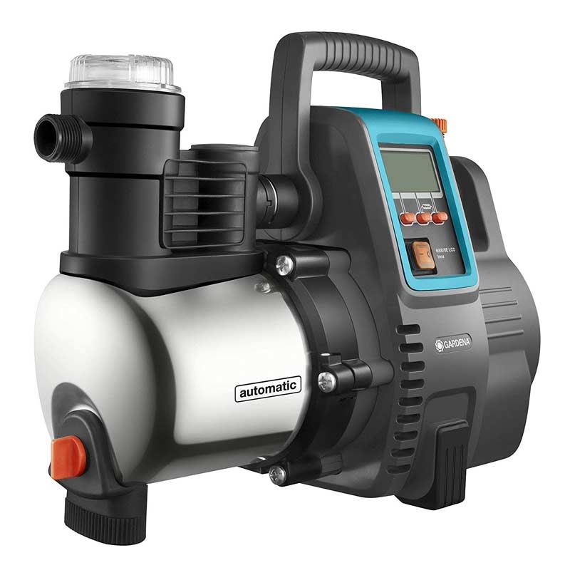 GARDENA 1760-20 Premium Hauswasserautomat 6000/6E LCD inox