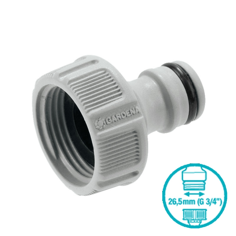GARDENA 18221-50 Hahnverbinder 26,5mm (G 3/4)