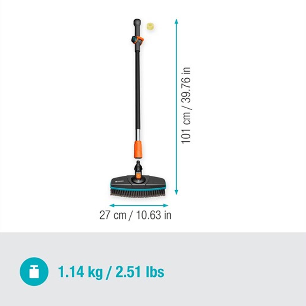 GARDENA 18826-20 Cleansystem Wasch-Set mit Stiel soft