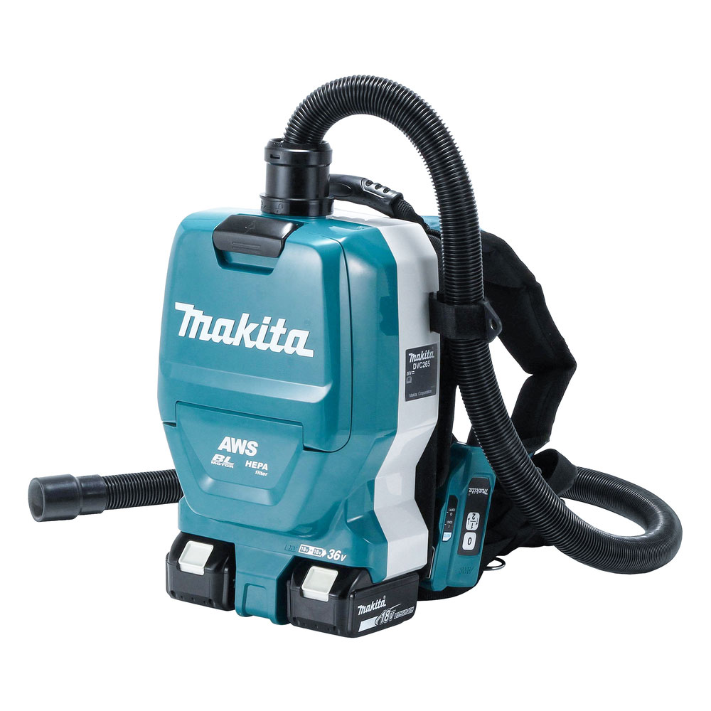 Makita DVC265ZXU Akku-Rucksack-Staubsauger