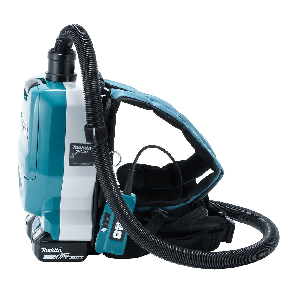 Makita DVC265ZXU Akku-Rucksack-Staubsauger