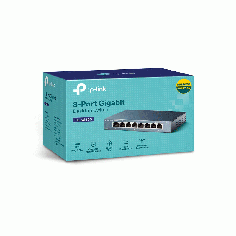 TP-Link TL-SG108 8-Port Gigabit Desktop Switch