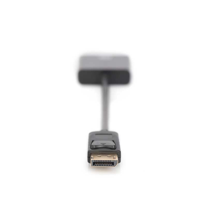 Digitus Assmann Adapterkabel DP Stecker auf DVI-I 24+5 Buchse 0,15m AWG28 doppelte Schirmung