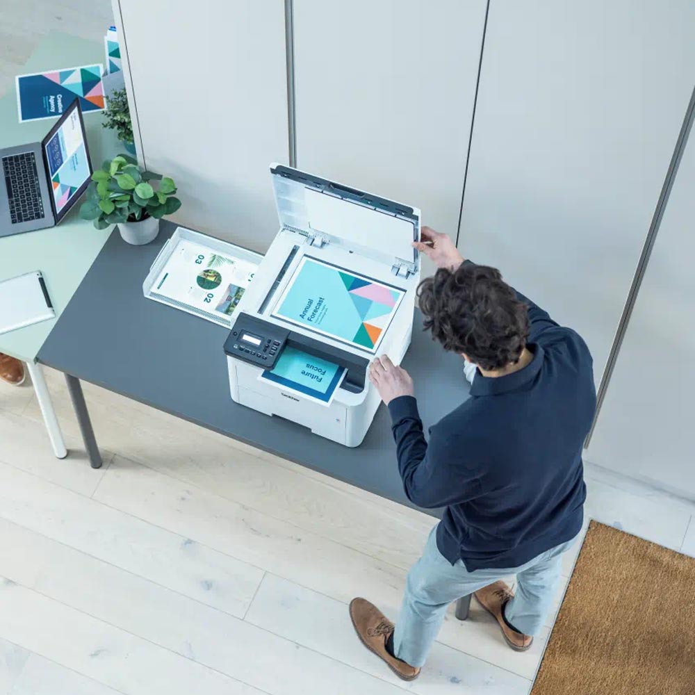 Brother DCP-L3520CDW 3-in-1 Farb-Multifunktionsgerät mit WLAN und Duplexdruck