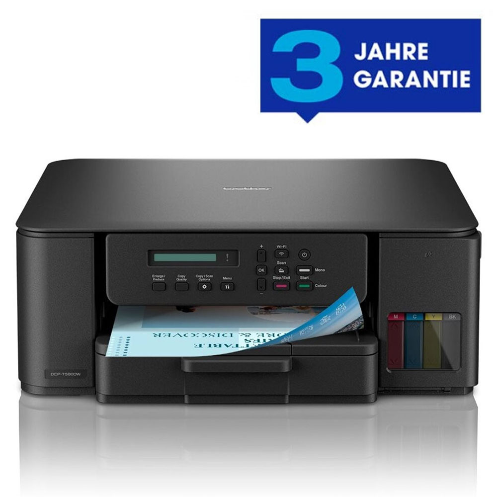 Brother DCP-T580DW 3-in-1 drahtloser Tintentankdrucker