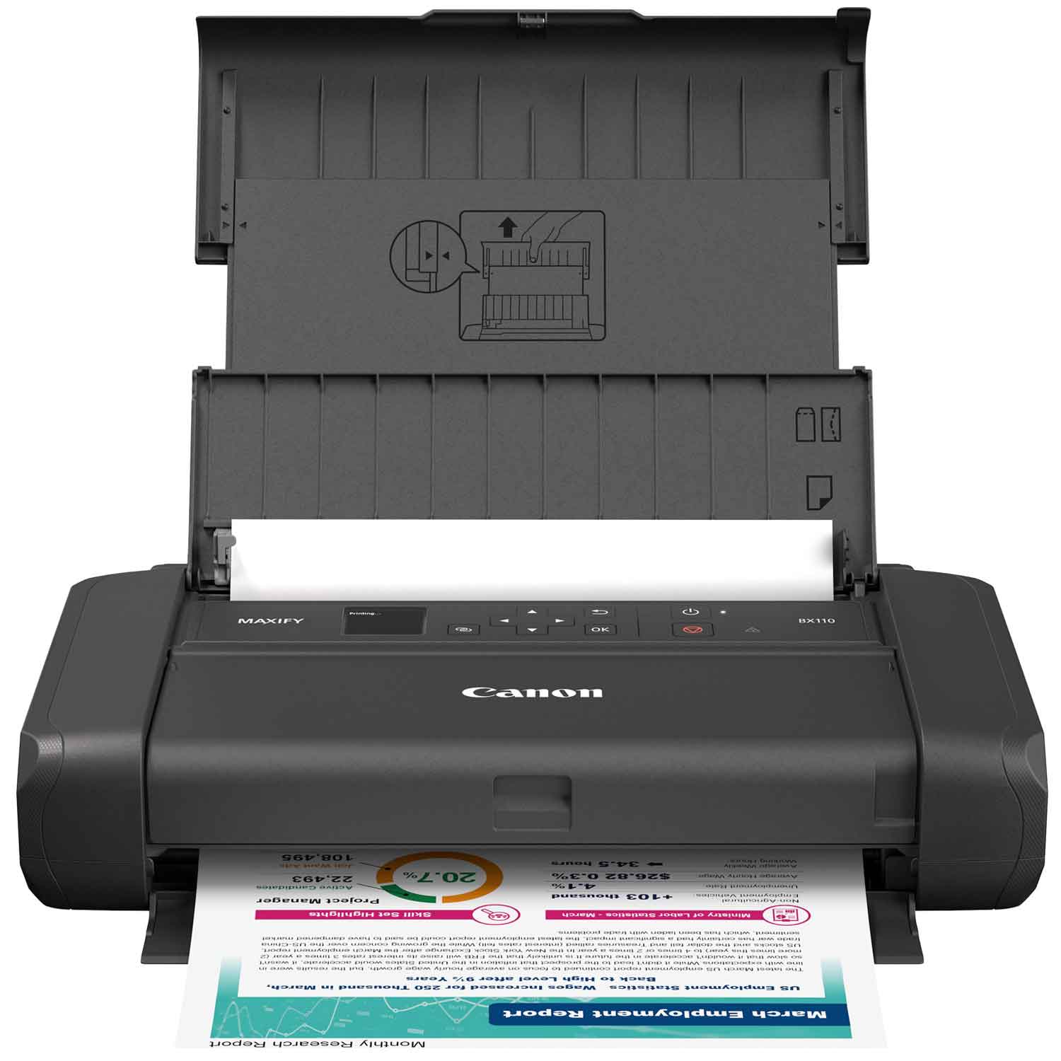 Canon MAXIFY BX110 Mobiler Drucker mit Akku (2. Wahl)
