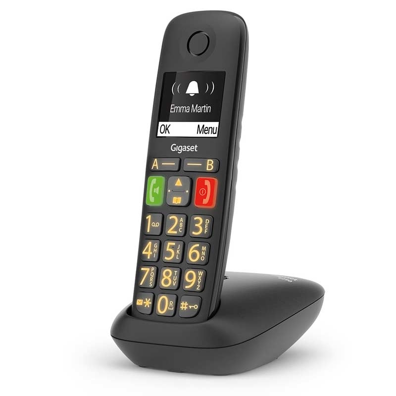 Gigaset E290HX Schnurlostelefon schwarz