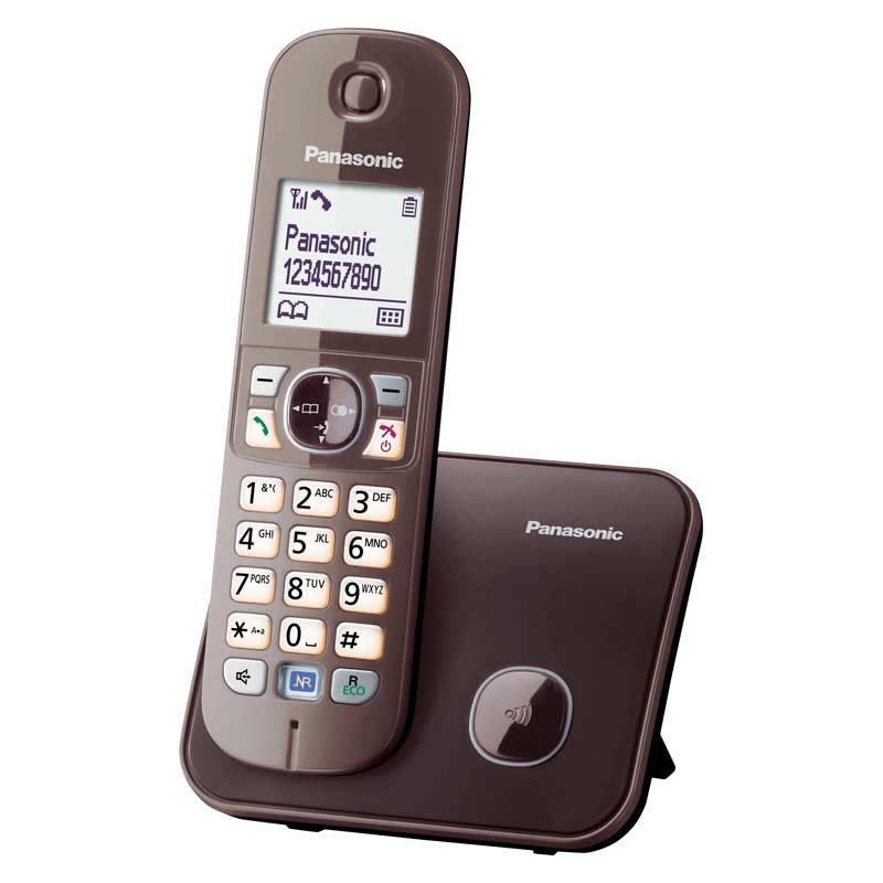 Panasonic KX-TG6811GA DECT-Telefon schnurlos mocca-braun