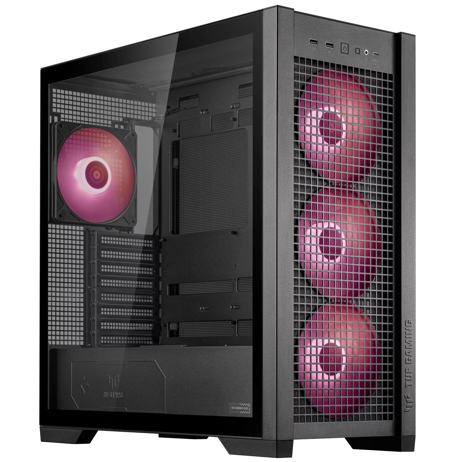 Asus TUF Gaming GT302 ARGB Mid-Tower-ATX-Gehäuse schwarz