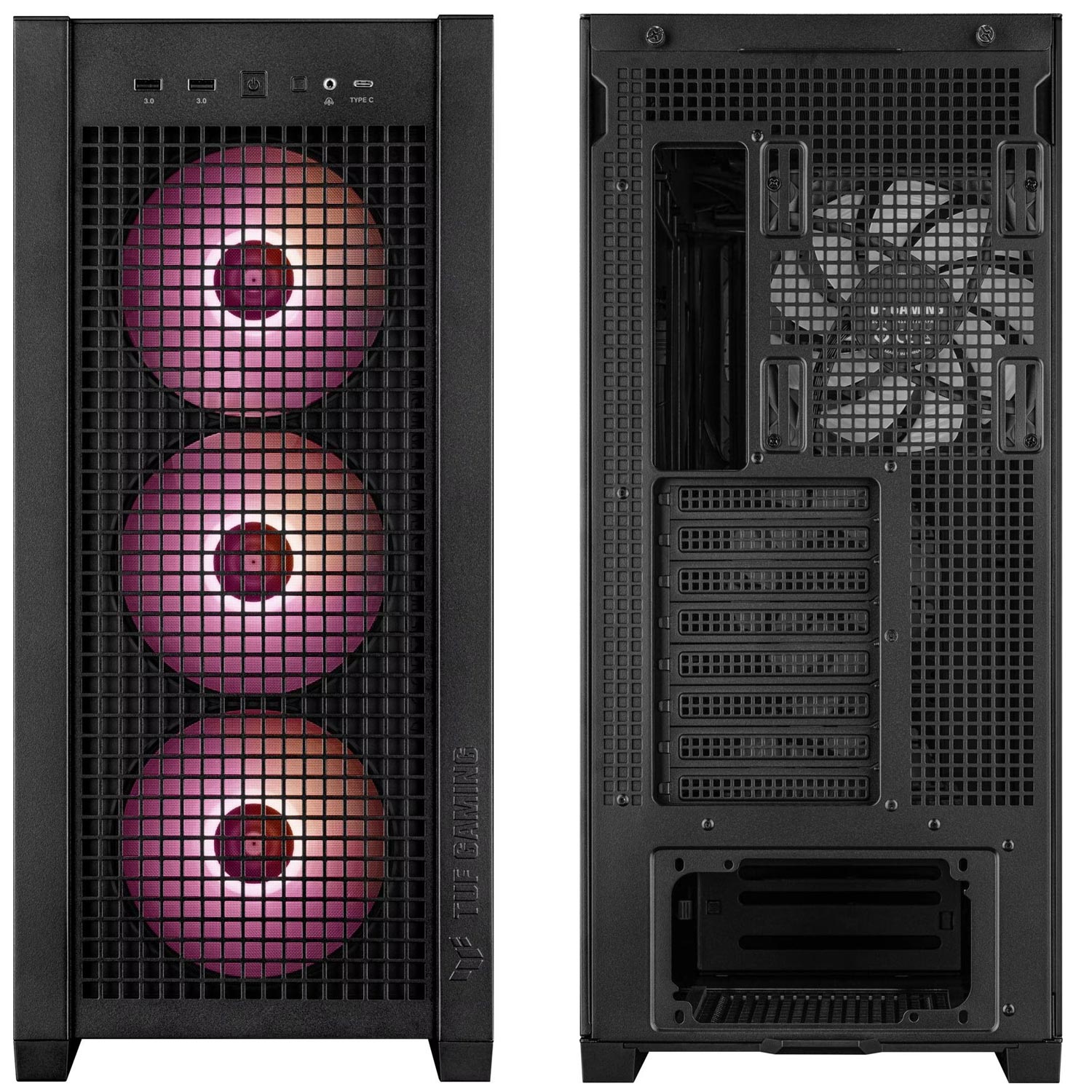 Asus TUF Gaming GT302 ARGB Mid-Tower-ATX-Gehäuse schwarz