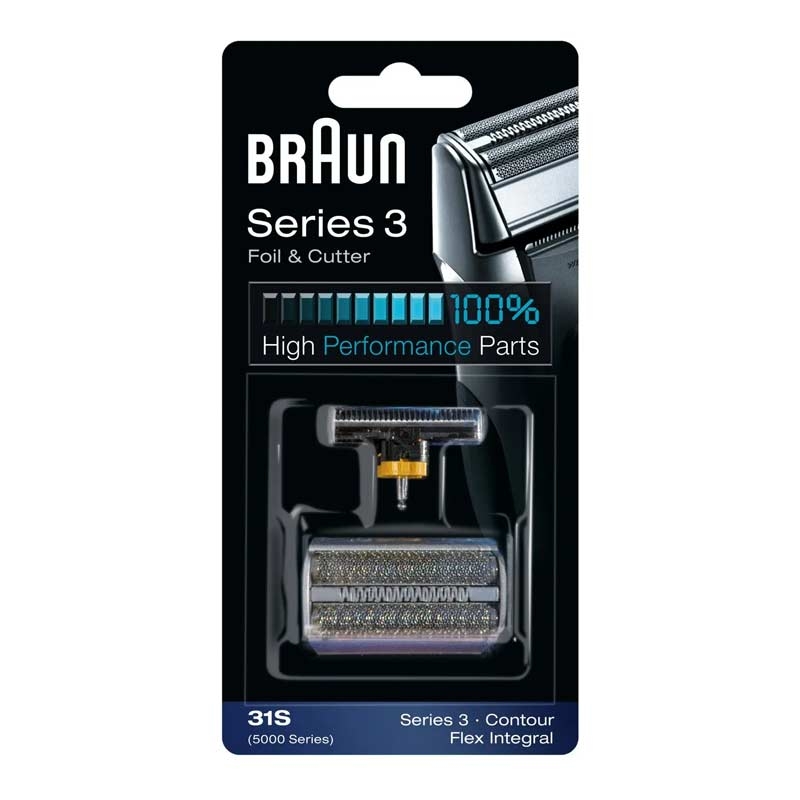 Braun 31S Kombipack Silber Scherfolie + Schermesser