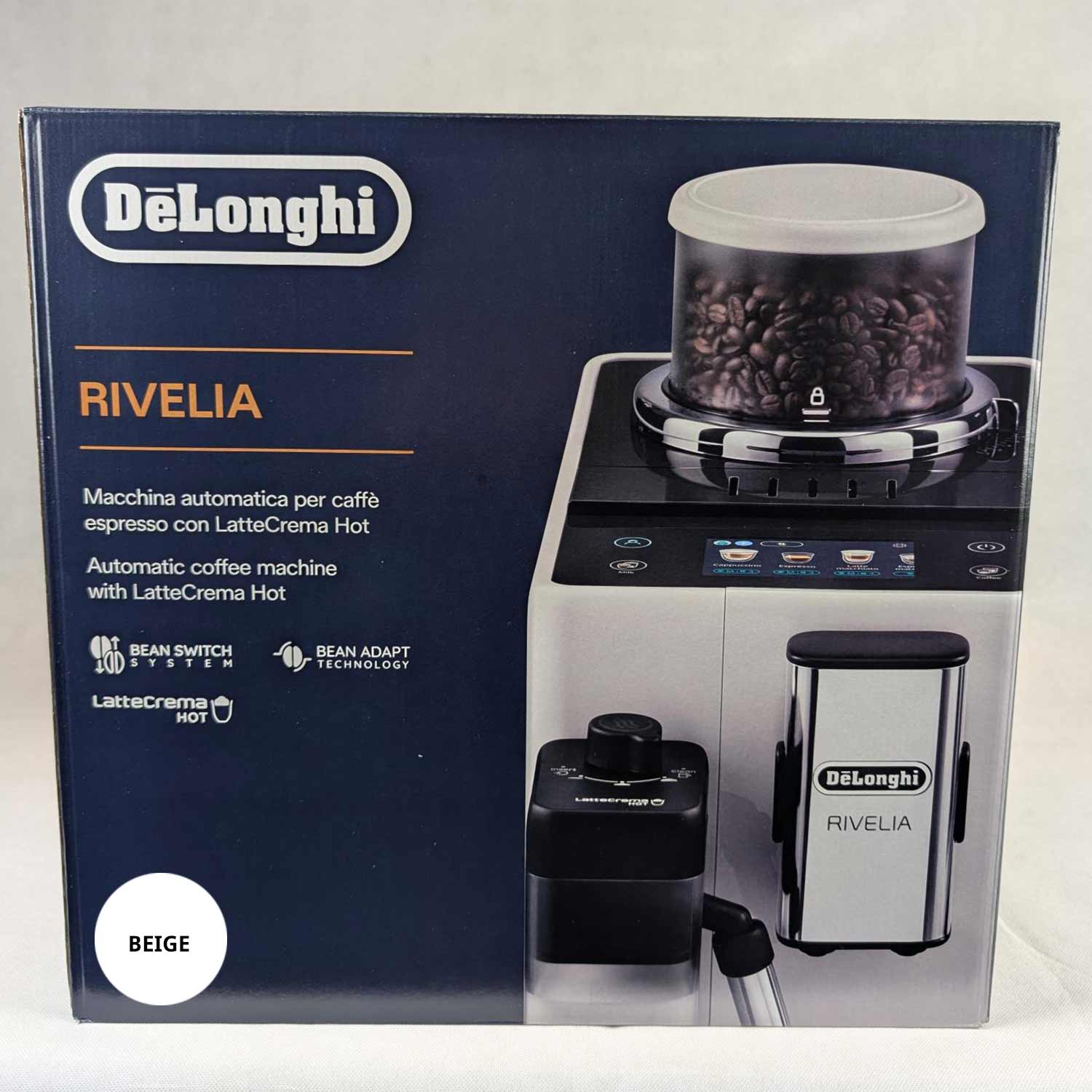 DeLonghi Rivelia EXAM 440.55.BG Kaffeevollautomat beige (2. Wahl)