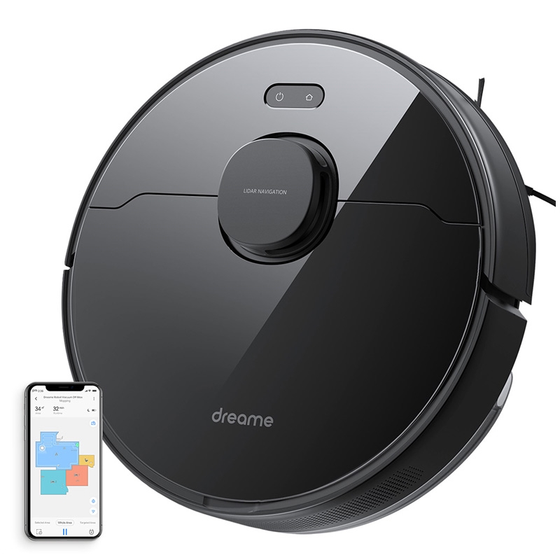 Dreame D9 Max Staubsaugerrobotor mit Wischfunktion schwarz