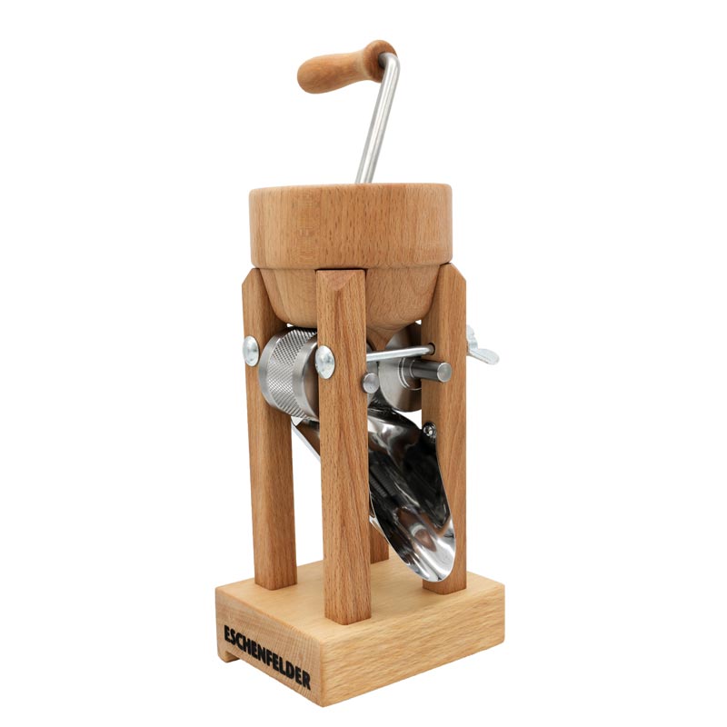 Eschenfelder Korn-Quetsche Tischmodell Holztrichter