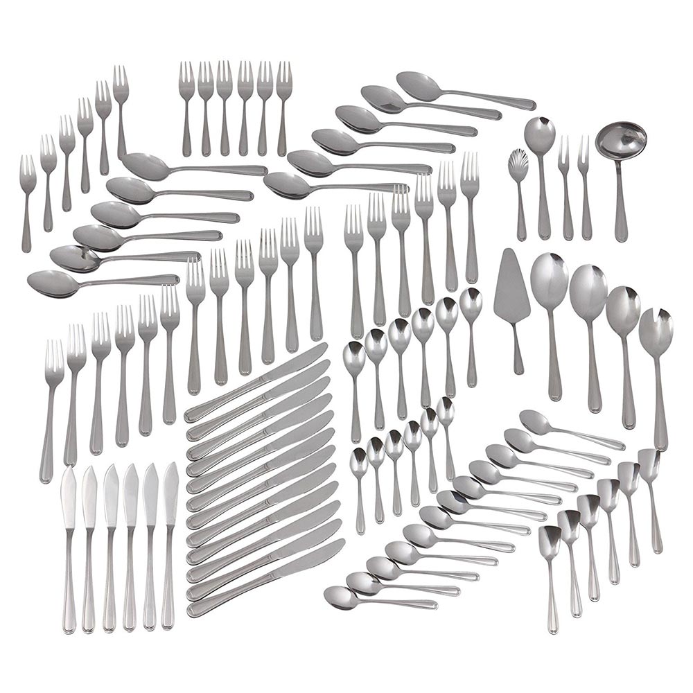 Gräwe Besteckset Tafelbesteck 100-tlg. für 12 Personen Menübesteck Edelstahl